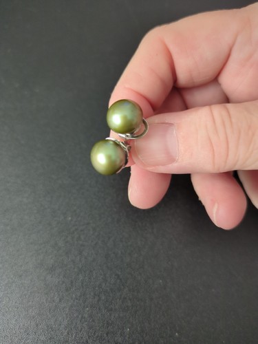Honora 925 silver green - silver,
