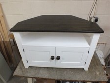 BUCKINGHAM PAINTED 2 DOOR CORNER TV UNIT- BESPOKE SIZES & COLOURS AVAILABLE