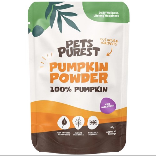 Pumpkin powder for dogs 250g - powder,