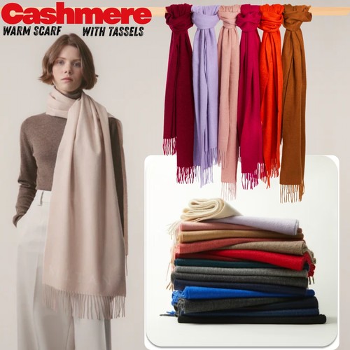 Pure cashmere scarf - scarf, women