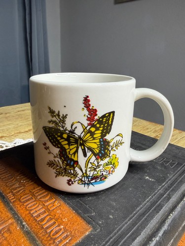 Vintage 1970s butterfly coffee - vintage,