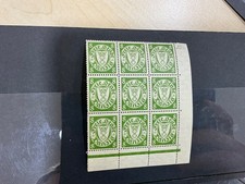 Danzig 273  Corner Edge ** MNH mint block of 9 #196