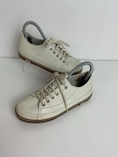 Fitflop Supertone Creme Shoes Trainers UK 4 Leather Wobbleboard Gum Sole