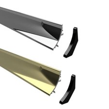 Stormguard Aluminium Rain Deflector Door Weather Strip Water Drip Bar 32mm