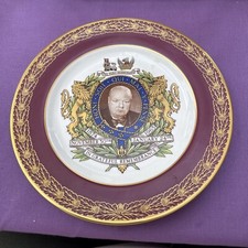 Spode Winston Churchill 26cm Cabinet Plate Ltd Edition (Boxed) VGC