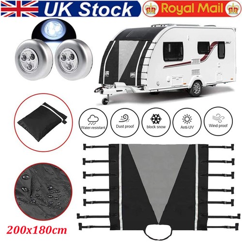 Caravan front towing cover - towing,