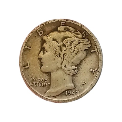 1942 usa 900 silver - .900, mercury