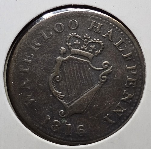 1816 canada half penny - 1816,