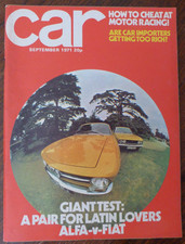 CAR magazine September 1971