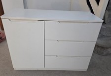 White Dunelm sideboard cabinet