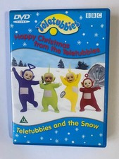 Teletubbies: Teletubbies and the Snow/Happy Christmas Dvd (2001)  V.Good