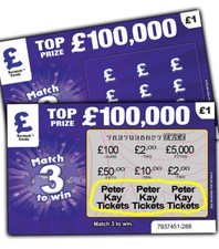 Peter Kay Tickets as Prize /