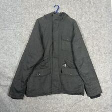 Billabong Ski Jacket Mens Size XL Grey Padded Coat Vintage Y2K 00s