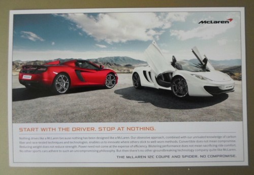 Mclaren 12c coupe spider - 12c,