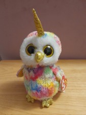 *NEW* Ty Beanie Boos Enchanted The 6-Inch Rainbow Owl With Original Tag
