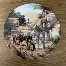 Limited Edition Wedgewood 'Buying the Bread" Plate Fine Bone China with COA