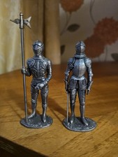 Two Pewter Knights By Myths &