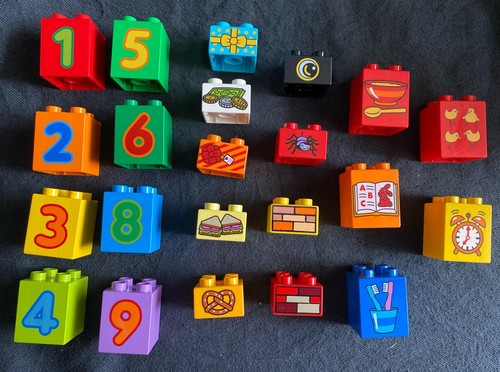 Duplo number picture blocks - &,