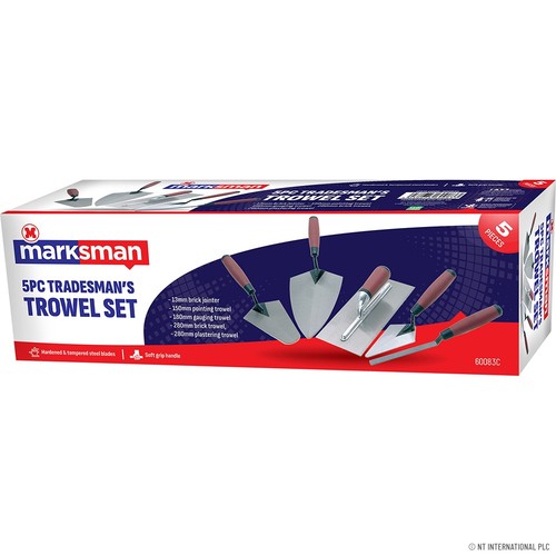 Marksman 5pc tradesman trowel - marksman,
