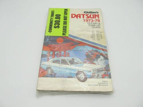 Chilton datsun 1973 repair - 1973-78,