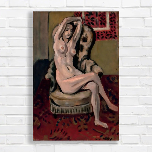 Vibrant nude female portrait - vibrant,
