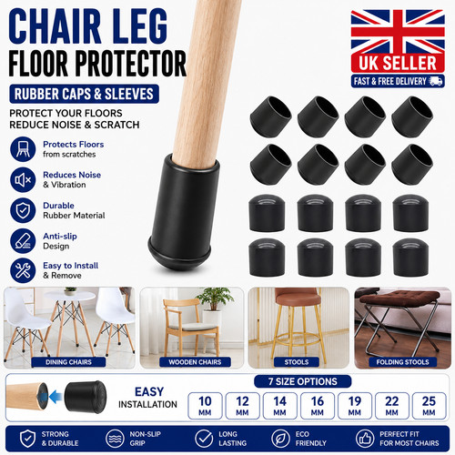 Rubber chair leg - rubber,