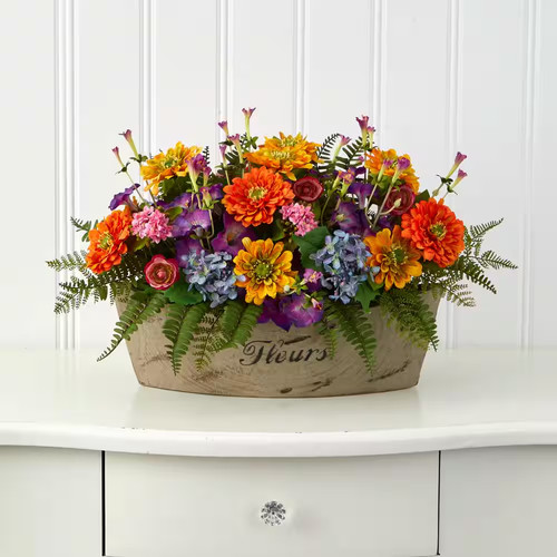 Mixed flowers - in.,