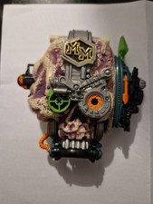 MIGHTY MAX ☆ BYTES CYBERSKULL Doom Zones Vintage Figure Playset ☆ Bluebird