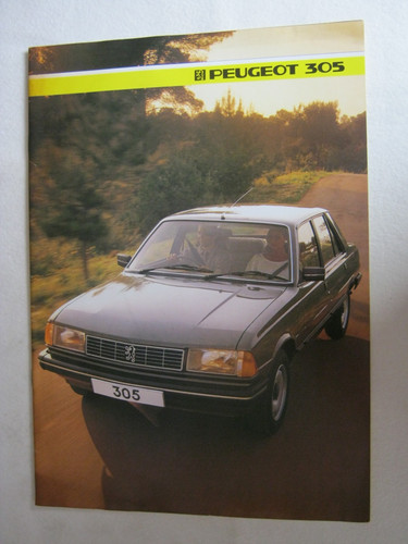 1984 peugeot 305 brochure - 1984,