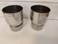 2 x BMW EXHAUST TIPS