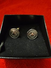Cufflinks Mercedes Benz  Silver Mew Im Box P1