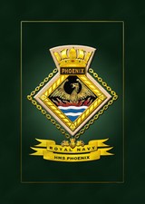 HMS PHOENIX SHIPS CREST -