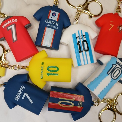 Football player keychain