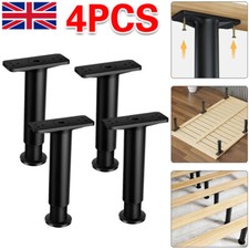 4X Bed Legs Adjustable