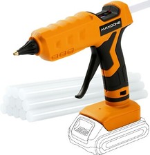 Hot Glue Gun Cordless for Dewalt 18V XR Li-Ion Battery Powered 100W, Crafting