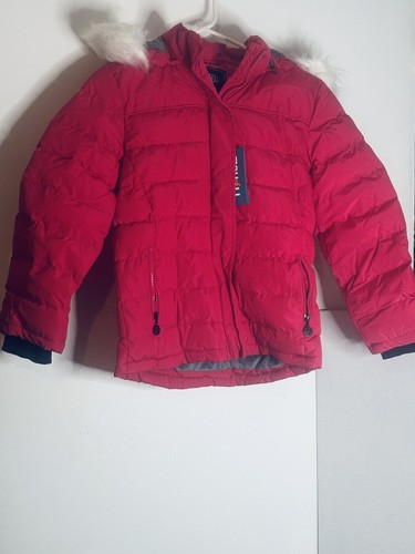 Hot pink puffer coat - pink,