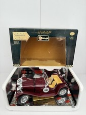 Burago 1000 (Mille) Miglia 1937 Jaguar SS 100 1:18 diecast model Boxed Red