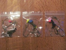 Sea fishing Boat Rigs x 3: Uptide Pennels 6/0 - 5/0; Rigs N Bits Newcastle 