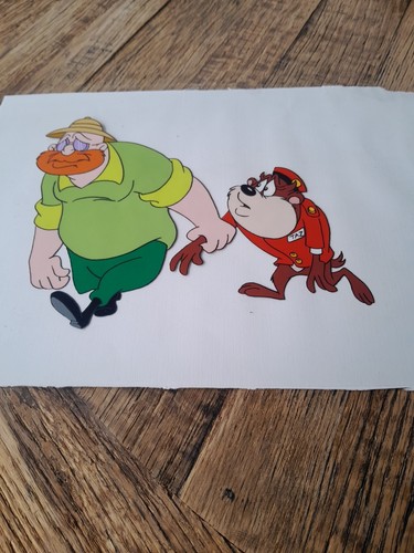 Tazmanian devil animation cel - devil,
