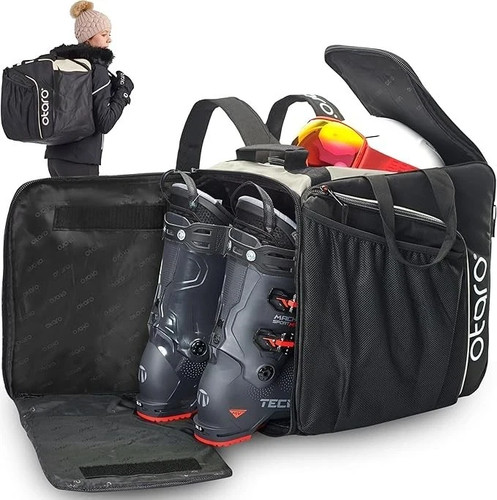 Ski boot bag with - boot, helmet