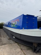 Narrow boat canal barge with sought after mooring on Lancaster canal