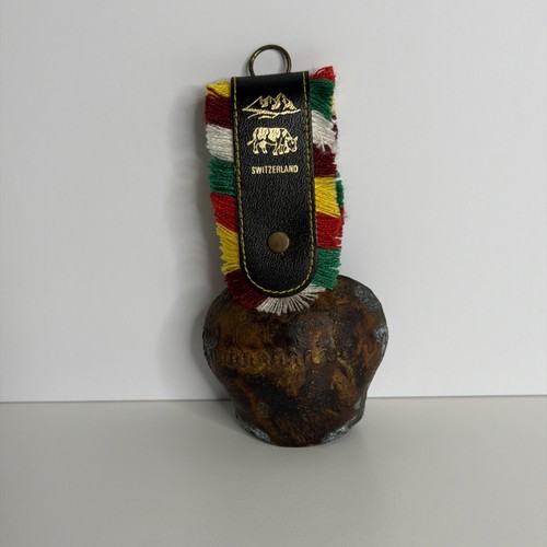 Vintage swiss cow bell - swiss, with
