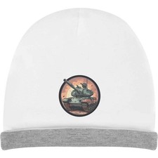 'Army Tank in Circle Frame'