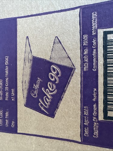 Cadbury flake cone holder - 99,