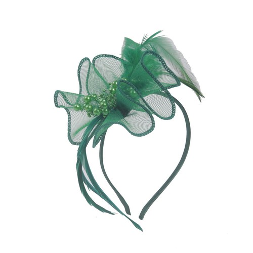 Pearls headband fascinator hat - pearls,