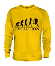 AUSSIE RULES EVOLUTION OF MAN UNISEX SWEATER MENS WOMENS LADIES GIFT CLOTHING