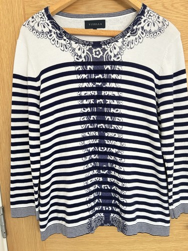 Viyella navy blue white - viyella, &