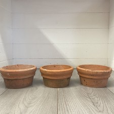 Vintage Terracotta Bulb Pots 15cm X 15cm X 8cm Br30￼