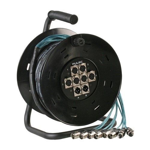 Audio multicore xlr 25m - 6/2,