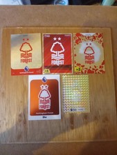 Panini & Topps Nottingham Forest FC  Club Crest Cards X4 Sticker X1